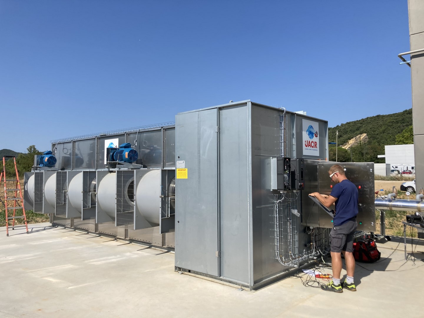 Série CRF : contre-courants - métal - ventilation centrifuge