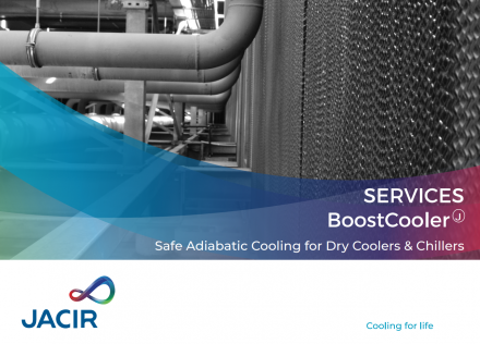 BoostCooler safe adiabatisation system for drys coolers & chillers