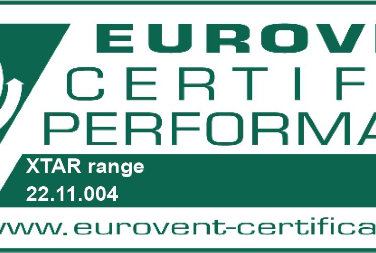 CERTIFICATION EUROVENT – TOUR DE REFROIDISSEMENT JACIR GAMME  X-TAR